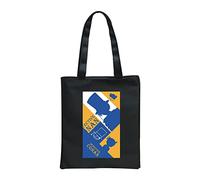 jiminhope Unisex Anime Detective Conan Canvas Tote Bags Estudiante Cartoon Periférico Cremallera Bolsa de hombro Reutilizable Shopping Bolsa de gran capacidad