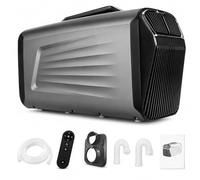 JIMINHUIXIN Aire Acondicionado Portátil 5200 BTU, 12V/24V/220V Climatizador Silencioso para Camping Caravana Camper Tienda, 400W Bajo Consumo con Compresor, 4-en-1 Frío Deshumidificador Ventilador