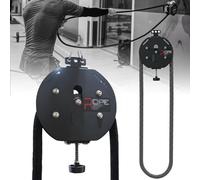JIMINHUIXIN Entrenador De Cuerda Sin Fin para Gimnasio En Casa, Máquina De Entrenamiento De Resistencia, Sistemas De Poleas De Cable Portátil, Equipo De Escalada De Cuerda con Resistencia Ajustable