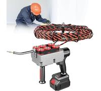 JIMINHUIXIN Máquina Automática de Tendido de Cables para Tuberías, Enhebrador de Tubos Ocultos Eléctrico, Pasacables con Batería de Litio, Extractor de Cables para Instalaciones Eléctricas