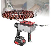 JIMINHUIXIN Tirador de Cables Eléctrico 25000mAh, Máquina Automática para Tendido de Cables Inalámbrica, Extractor de Cables de Litio para Electricista, Enhebrador de Tuberías Ocultas en Pared