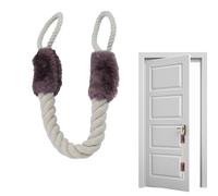 Jimkply 1 Pieza de Cuerda de Algodón Tope de Puerta con Anticolisión y Protección de Dedos, Tirador de Puerta Reductor de Ruido para Mascotas Seguro para Niños Anti-Pinch Tope de Cable de Puerta para