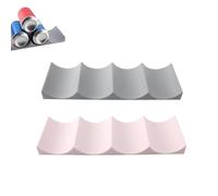 Jimkply - 2 unidades de estantería para frigorífico, organizador para frigorífico, estante de cocina, práctico soporte para bebidas para cerveza, vino y botellas de agua, con 6 compartimentos