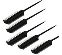 Jimkply 5pcs Cepillo alisador Negro Cepillo de Tinte de Pelo Cepillo Tratamiento Aceite Cepillo Mascarilla de Pelo Multifuncional Herramienta de Cuidado del Cabello Cepillo Profesional Peluquería