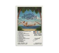 Jimmy Buffett - Póster impermeable con igual tensión en todas las partes, pósteres de arte de pared, impermeables, impresión en casa, a prueba de humedad, fácil de instalar y resistente a la