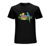 Jimmy Buffett's Margaritaville Restaurant Camiseta Man's Fashion Cotton Black Clothes, Negro , XL