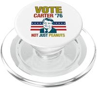 Jimmy Carter Quote Slogan Nuts 1976 President Fun Gift PopSockets PopGrip para MagSafe