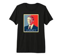 Jimmy Carter USA Antiguo Presidente Retrato Pop Art Camiseta Premium