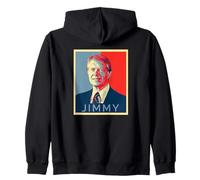 Jimmy Carter USA Antiguo Presidente Retrato Pop Art Sudadera con Capucha