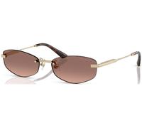 Jimmy Choo Mujer JC4013D 300613 Gafas de sol Metal Oro Rosa Redonda Normal Sombreado