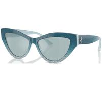 Jimmy Choo Mujer JC5004 50497C Gafas de sol Acetato Azul Azul claro Cat Eye Normal Espejo