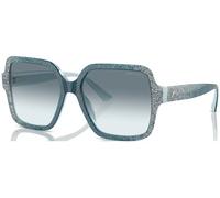 Jimmy Choo Mujer JC5005 504319 Gafas de sol Acetato Azul Azul Cuadrada Normal Sombreado