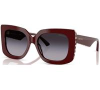 Jimmy Choo Mujer JC5025H 50578G Gafas de sol Acetato Rojo Gris Mariposa Normal Sombreado
