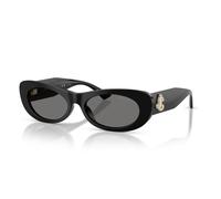 Jimmy Choo Mujer JC5038BU 500081 Gafas de sol Acetato Negro Gris Redonda Polarizado