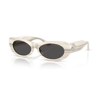 Jimmy Choo Mujer JC5038BU 506587 Gafas de sol Acetato Blanco Gris Redonda Normal