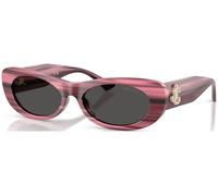 Jimmy Choo Mujer JC5038BU 506487 Gafas de sol Acetato Violeta Gris Redonda Normal