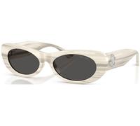 Jimmy Choo Mujer JC5038BU 506587 Gafas de sol Acetato Blanco Gris Redonda Normal