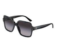 Jimmy Choo Mujer JC5005 50418G Gafas de sol Acetato Negro Gris Cuadrada Normal Sombreado