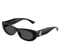 Jimmy Choo Mujer JC5038BU 500087 Gafas de sol Acetato Negro Gris Redonda Normal