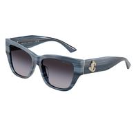 Jimmy Choo Mujer JC5039BU 50728G Gafas de sol Acetato Azul Gris Pillow Normal Sombreado