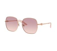 Jimmy Choo Mujer Sunglass JC4008HD - Color del Marco: Rose Gold, Color de la Lente: Marrón y violeta degradado