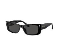Jimmy Choo Mujer Sunglass JC5002BU - Color del Marco: Negro, Color de la Lente: Gris Oscuro