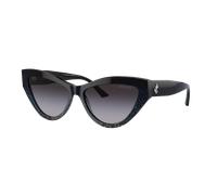Jimmy Choo Mujer Sunglass JC5004 - Color del Marco: Degradado negro con purpurina, Color de la Lente: Gris Degradado