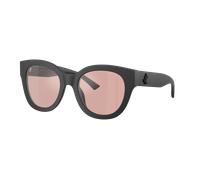 Jimmy Choo Mujer Sunglass JC5053 - Color del Marco: Negro Mate, Color de la Lente: Flash violeta claro y plateado