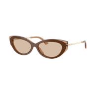 Jimmy Choo Mujer Sunglass JC5065U - Color del Marco: Marrón/Natural, Color de la Lente: Marrón claro