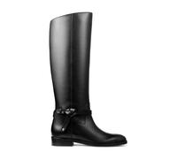 Jimmy Choo - Zapatos Planos de Cuero de Becerro Negro - Shoes - Mujer - Negro - 37 EU -