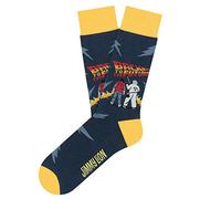 Jimmy Lion Calcetines para Hombre y Mujer Azul Outatime Talla 41-46. Inspirados en uno de los mayores éxitos de la historia del cine y con el sello de calidad exclusivo