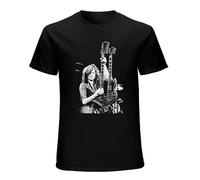 Jimmy Page - Camiseta de algodón para hombre, color negro, Negro , M