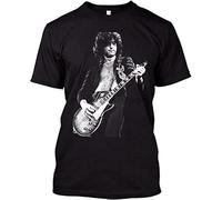 Jimmy Page Crew Retro Rock Dark Grey T-Shirt Black 3XL