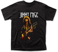 Jimmy Page T-Shirt Graphic Reprint tee Men Mic Fan Shirt Mens T Shirt