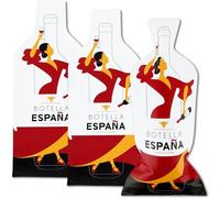 JIMMY THE FOX | Bolsas Reutilizables para Vino | Paquete de 3 | Funda Protectora de Botellas de Triple Capa | A Prueba de Fugas y Golpes | Ideal para Viajar | Bottle Spain