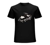 Jimmysea Are You Alright Lovejoy Cat Men's T-Shirt Unisex Black Men Tees M