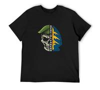 Jimmysea Army Green Beret Special Forces Men's T-Shirt Unisex Black Men Tees M