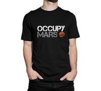 Jimmysea Occupy Mars As Worn by Elon Musk Men's T-Shirt Unisex Black Men Tees S