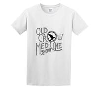 Jimmysea Old Crow Medicine Show Logo Men's T-Shirt Unisex White Men Tees 3XL