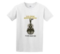Jimmysea Old Crow Medicine Show Men's T-Shirt Unisex White Men Tees L