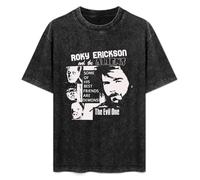 Jimmysea Roky Erickson Men's T-Shirt Unisex Black Men Tees L