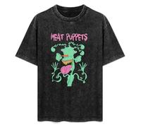 Jimmysea The Meat Puppets Monsters Licensed Men's T-Shirt Unisex Black Men Tees L