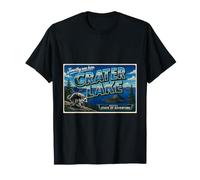 Jimothy Crater Lake Oregon National Park Vintage Postal Camiseta