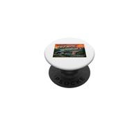 Jimothy Olympic Peninsula Washington Vintage Postal PopSockets PopGrip Adhesivo