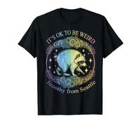 Jimothy Raccoon: No Pasa Nada por ser Raro. Trash Panda. Camiseta