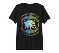 Jimothy Raccoon: No Pasa Nada por ser Raro. Trash Panda. Camiseta Premium