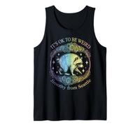 Jimothy Raccoon: No Pasa Nada por ser Raro. Trash Panda. Camiseta sin Mangas