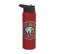 Jimothy Raccoon: No pasa nada por ser raro. Trash Panda. Stainless Steel Insulated Water Bottle