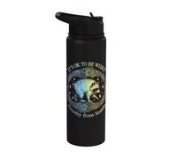 Jimothy Raccoon: No pasa nada por ser raro. Trash Panda. Stainless Steel Insulated Water Bottle