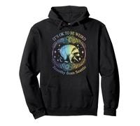 Jimothy Raccoon: No Pasa Nada por ser Raro. Trash Panda. Sudadera con Capucha